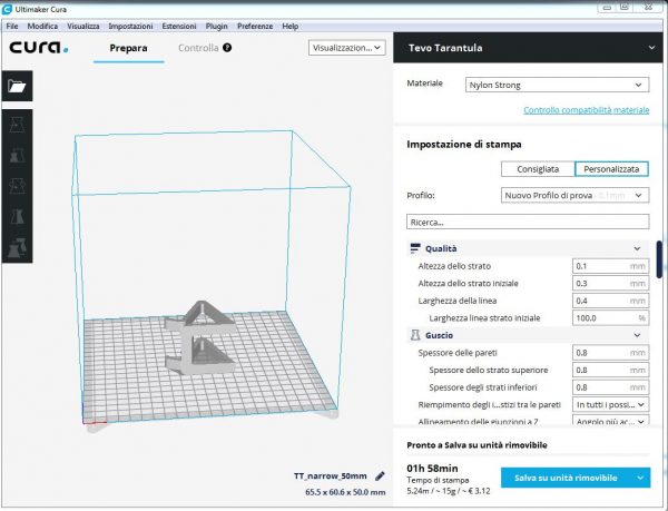 installazione Cura