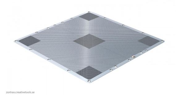 GO-3D PRINT 165mm x 165mm vetro borosilicato/letto w/piatto bordo lucido per Creality Ender 2 stampante 3D 